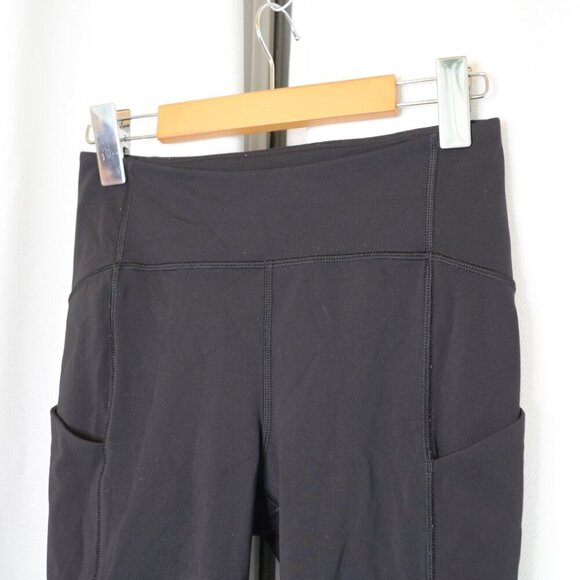 Lululemon Sole Training 7/8 Black Tight Leggings Sz 4 - Picture 5 of 10